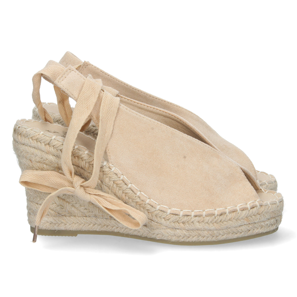 Sandalias Beige Cuña con Plataforma Mujer Caliope 002