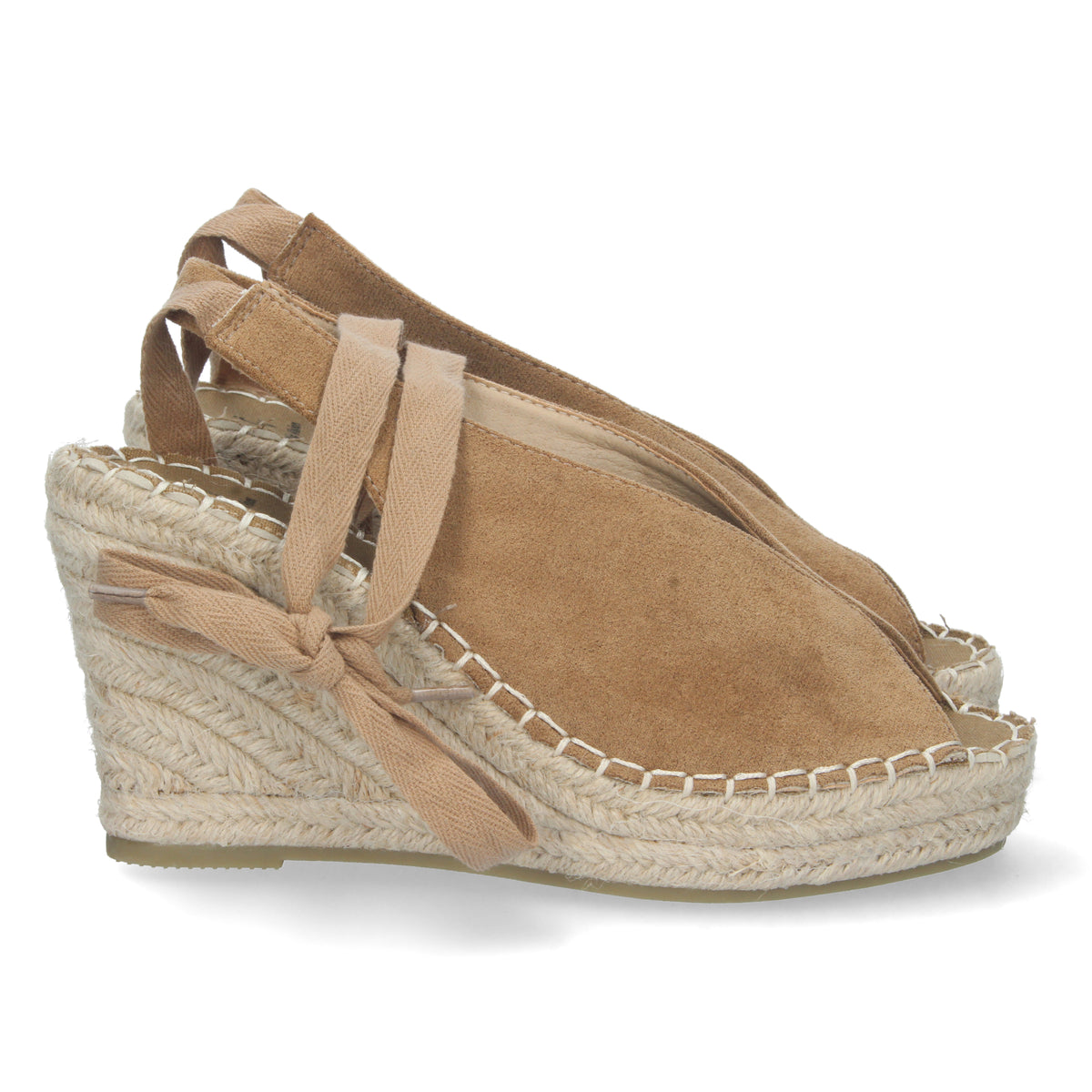 Sandalias Marrones Taupe Cuña con Plataforma Mujer Caliope 002