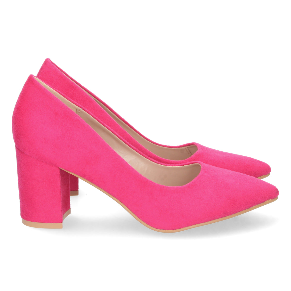 Zapatos de Salón Rosa Fucsia Tacón Juno 001