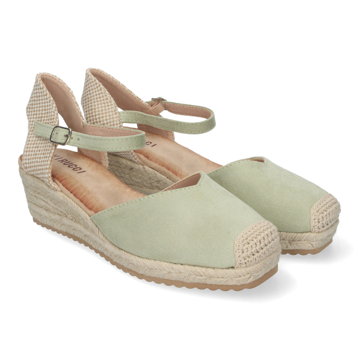 Sandalias Verdes Cuña Mujer Clio 003