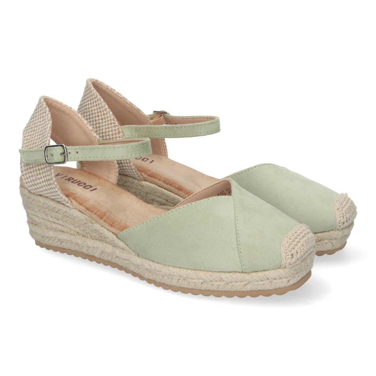 Sandalias Verdes Cuña Mujer Clio 002