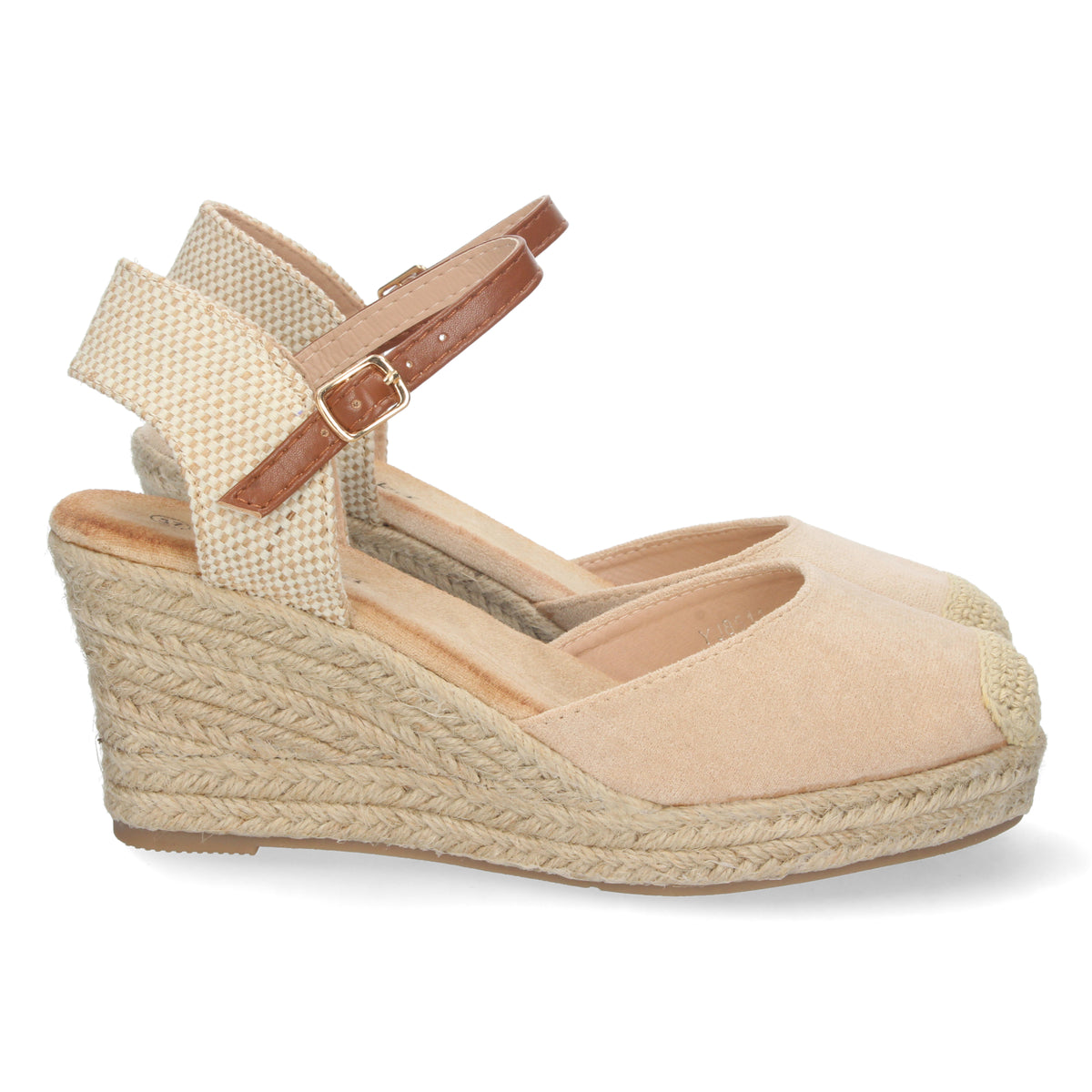 Sandalias Beige Cuña Mujer Drusila 002