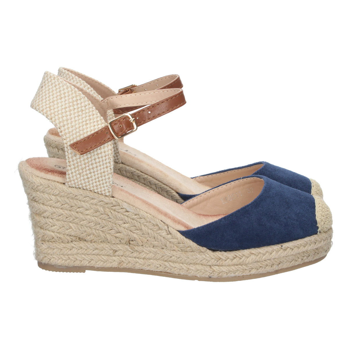 Sandalias Azules Marino Cuña Mujer Drusila 002