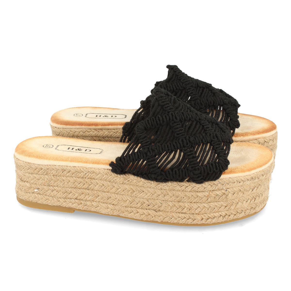 Sandalias Negras Plataforma Mujer Aurora 002