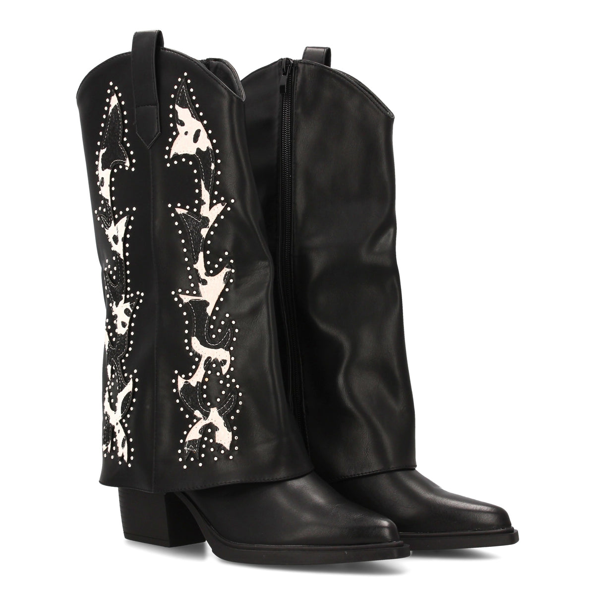 Botas Negras Tacón Mujer Kali 002