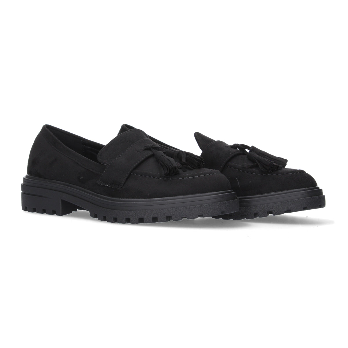 Mocasines Negros Planos Creta 001